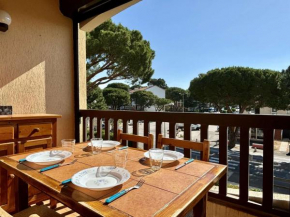 Studio cabine avec piscine, parking et loggia, proche plage - Argelès-sur-Mer - FR-1-225-821